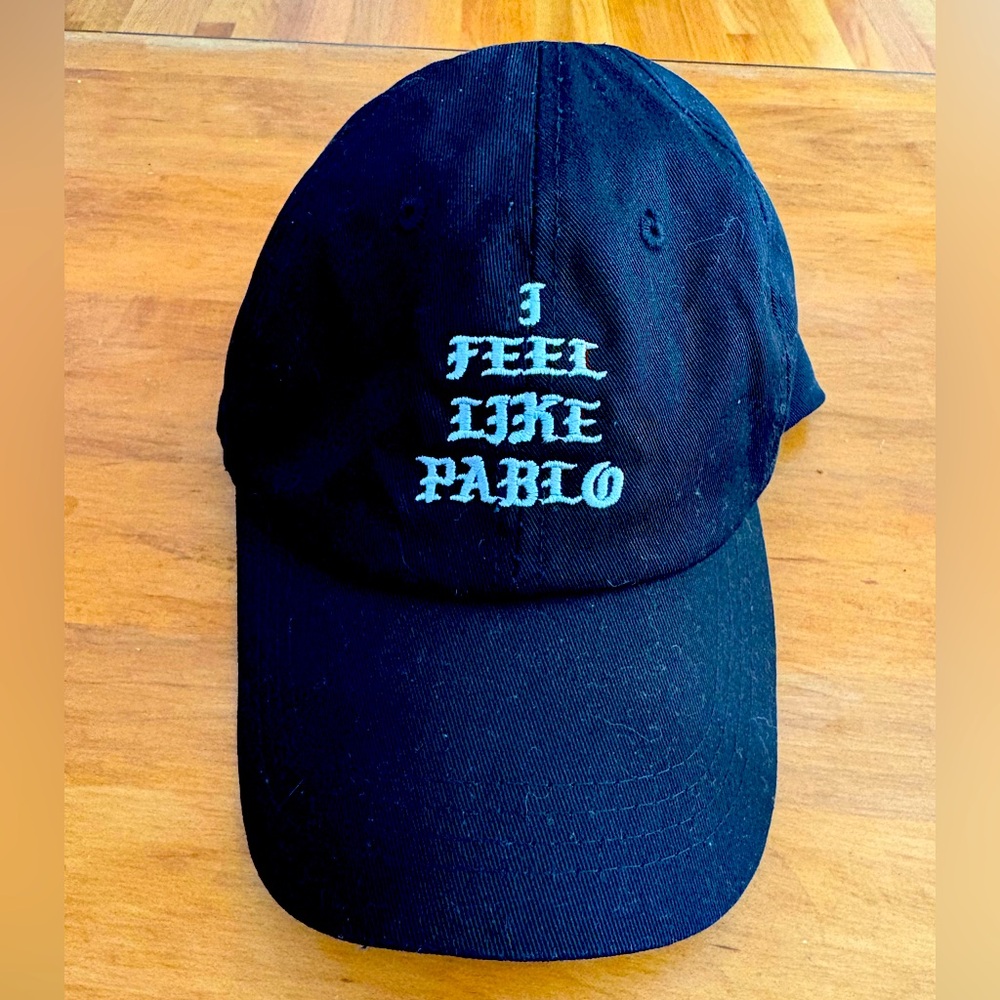 Black 'I Feel Like Pablo' Cap